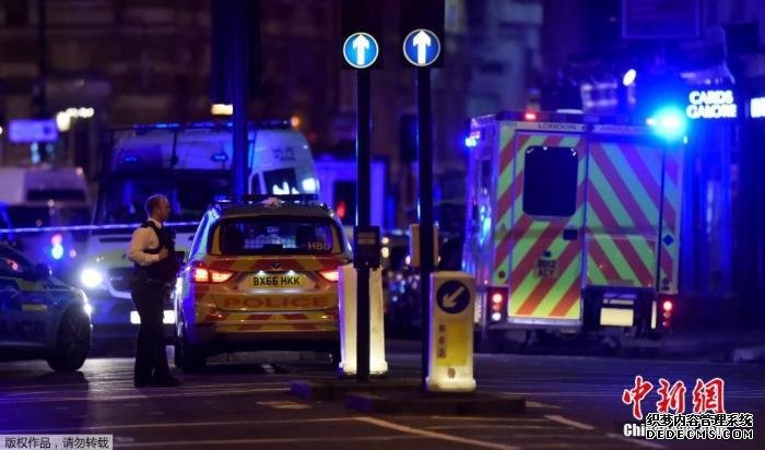 资料图：英国伦敦桥发生恐袭案件。


